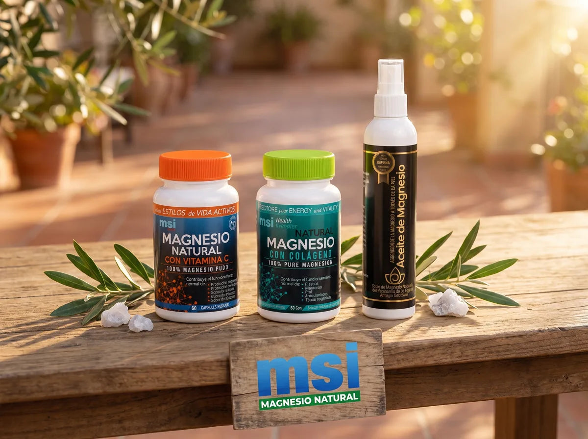 Gama completa MSI sobre mesa de madera